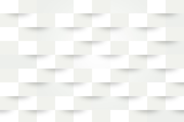 Abstract white geometric background For design or advertising 3D illustration pattern