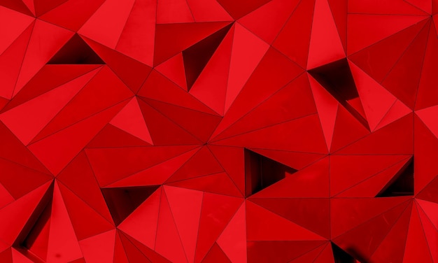 Abstrakt 3D geometrisk bakgrunn design Varmt Alfabet Rød Farge