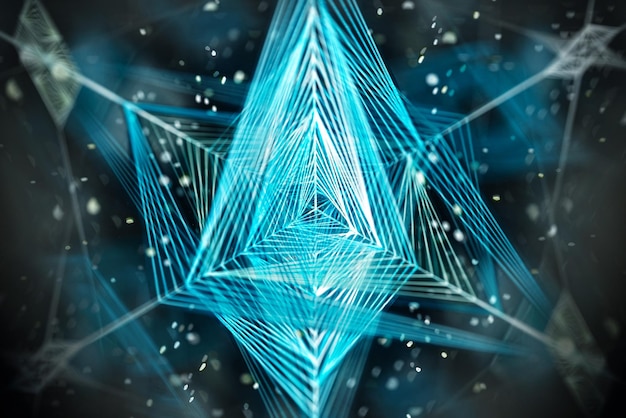 Abstrakt kaleidoskopbakgrunn. Vakker kaleidoskoptekstur i flere farger. Unik kaleidoskopdesign.
