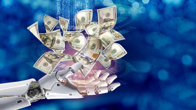 ai robot and money