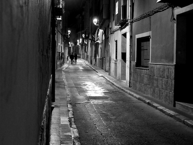 alley amidst buildings in city