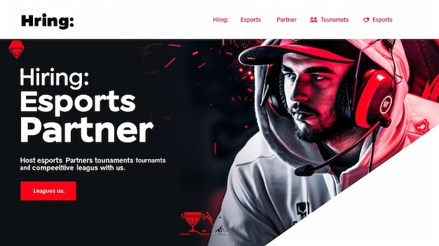 an ad for sports is shown with a man in a hat