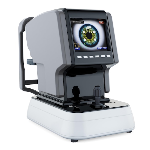 Auto Refractometer 3D-rendering