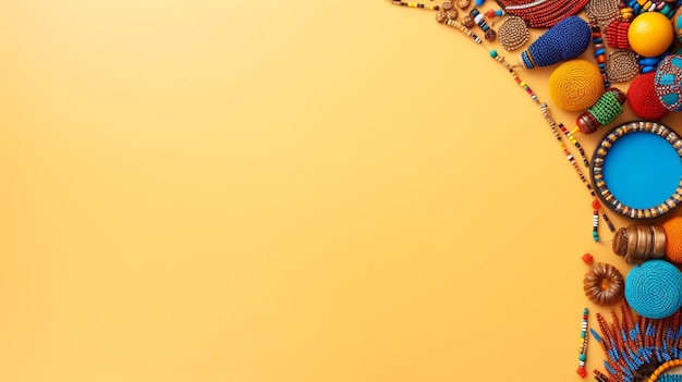 Banner with a beautiful black woman Female portrait of young African American with beautiful face