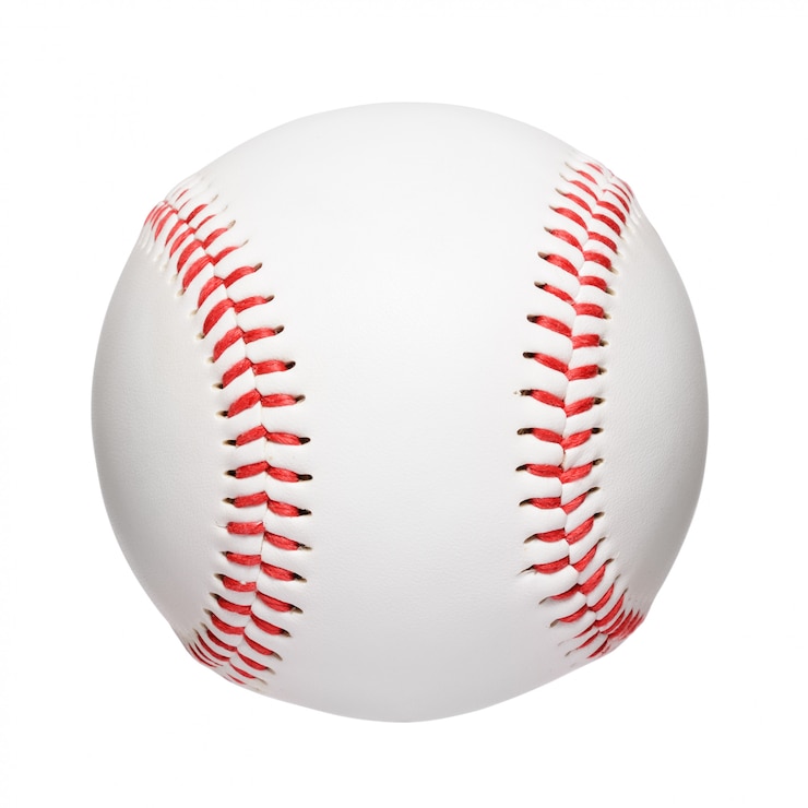 Foto baseball ball isolated on white background
