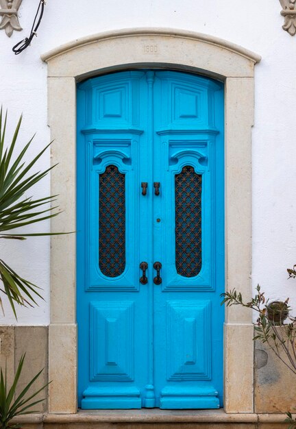 Beautiful details of typical doors from Portuguese houses