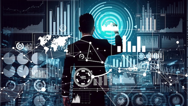 Big Data-teknologi for konseptuell bedriftsfinansiering.