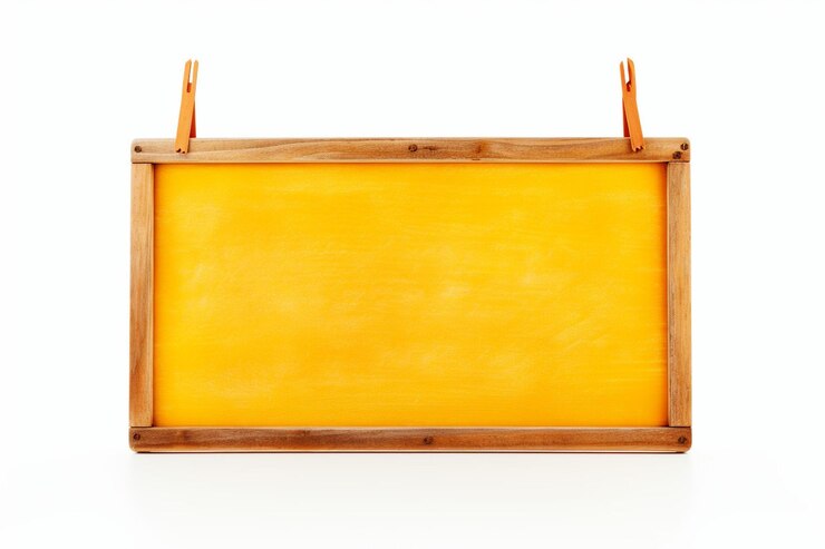 Foto blank blackboard with a white chalk