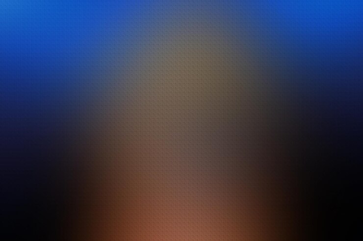 Blue and orange abstract background with copy space for text or image