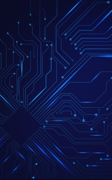 blue futuristic tech insight background 10