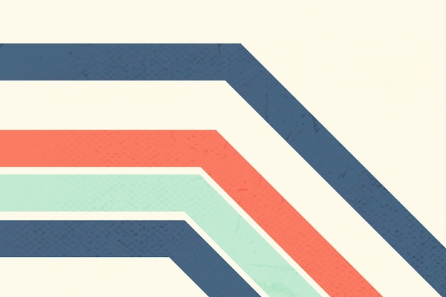 bold color bent line pattern on a beige background