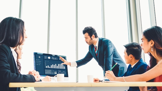 business data dashboard analysis by ingenious computer software