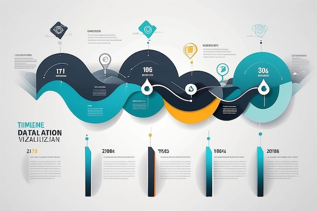 business data visualization timeline infographic icons designed for abstract background template milestone element modern diagram