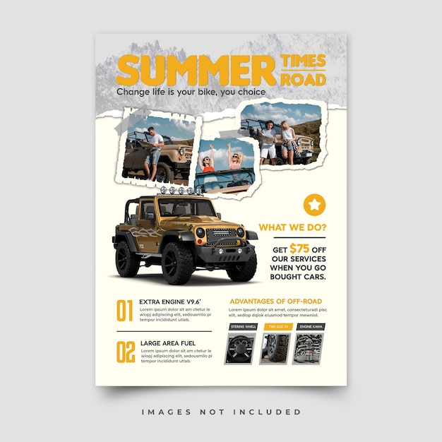 Camping Adventure Flyer Templates