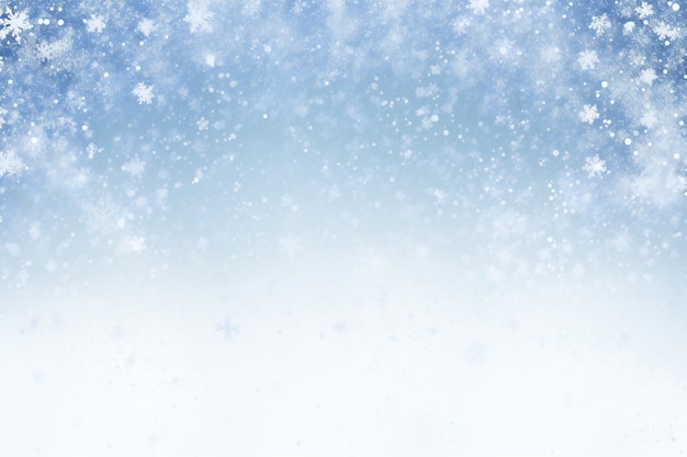 Christmas empty winter nature snow border