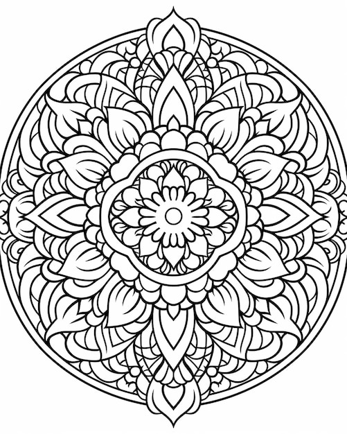 Circular Coloring Pages Best of Mandala