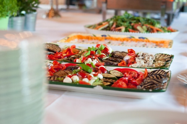 Close-up of food in tray