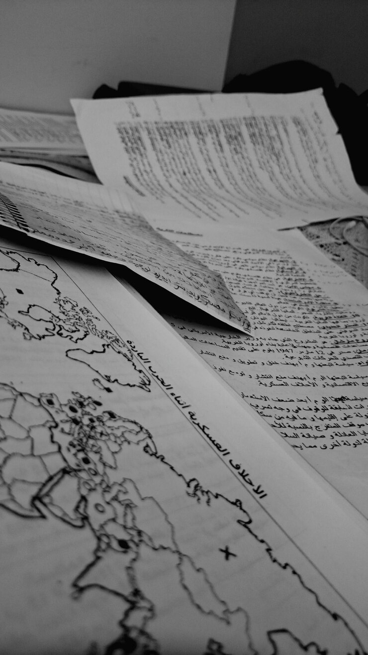 Foto close-up of pages of book
