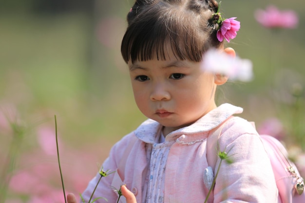 Close-up of thoughtful girl
