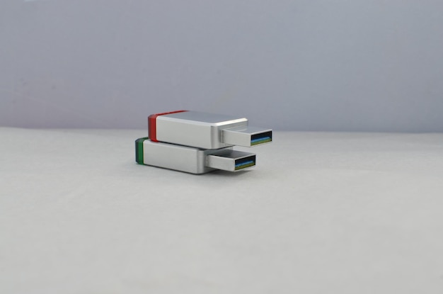 closeup of highcapacity aluminum flash drives modern and sturdy usb storage sticks conveying the idea of efficient flash drives in sophisticated designs