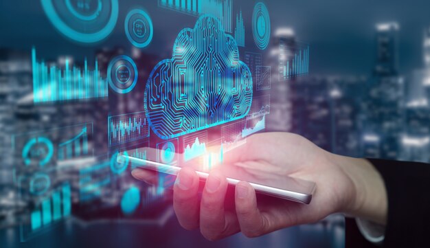 Cloud computing technology and online data storage for global data sharing