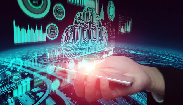 Cloud computing technology and online data storage for global data sharing