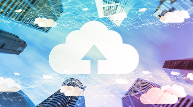 Cloud computing technology and online data storage for global data sharing