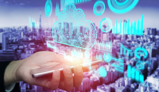 cloud computing technology and online data storage for global data sharing