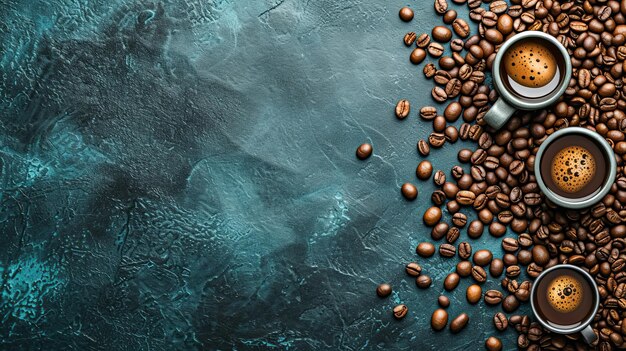 Coffee beans Fragrant delight morning elixir brewing anticipation essence of energy and rejuvenation