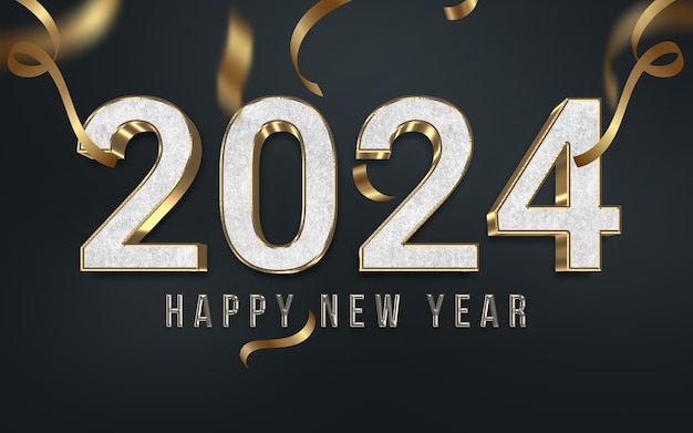 Collagedesign for år 2024