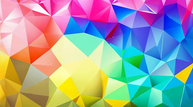 Colorful abstract geometric polygon background