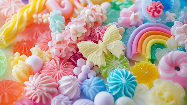 Colorful Japanese candy crafts