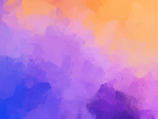 Colorful oil paint brush abstract background