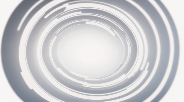 Colorful Orbit Rotation Abstract Circular Background with Space for Your Content