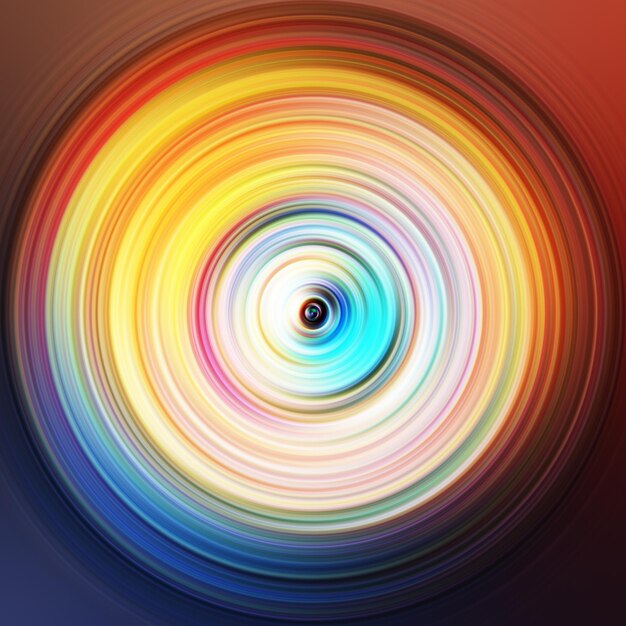 Colorful radial motion effect Abstract rounded background Color curves and sphere Multi color gradient rings and circles wallpaper Colored texture backdrop and banner