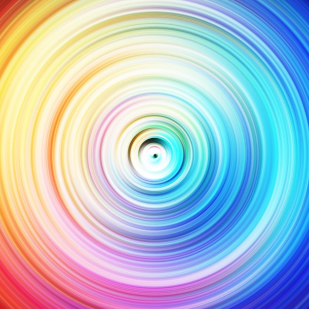 Colorful radial motion effect Abstract rounded background Color curves and sphere Multi color gradient rings and circles wallpaper Colored texture backdrop and banner