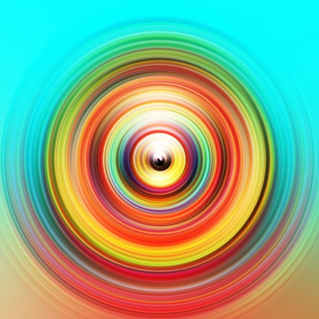 Colorful radial motion effect Abstract rounded background Color curves and sphere Multi color gradient rings and circles wallpaper Colored texture backdrop and banner