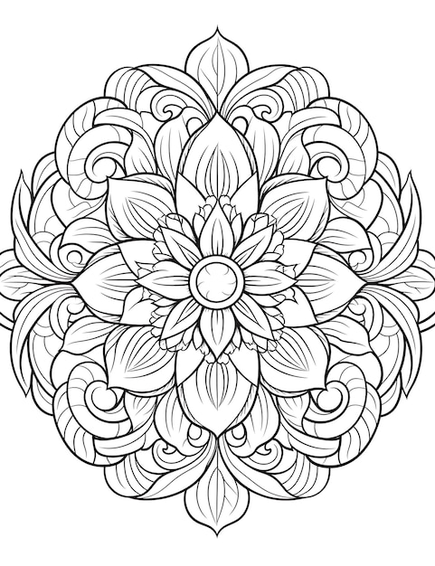 Coloring Circumscribed Pages for Adults