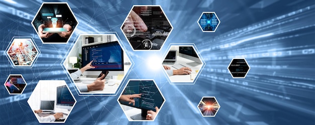 Computer programming coding and ai artificial intelligence nlp data development