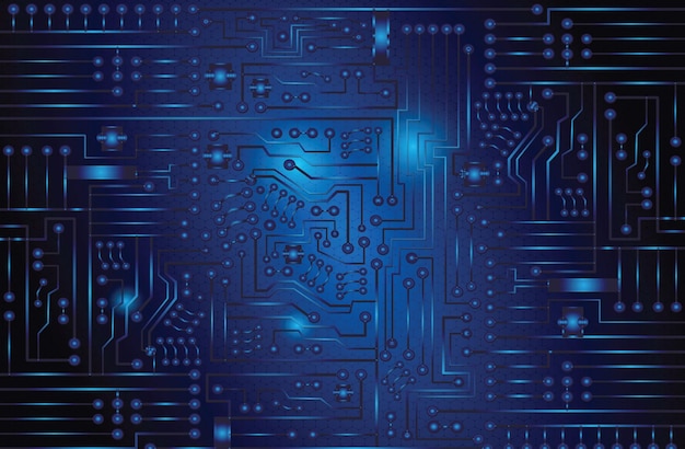 Computer technology circuit board background Hightech digital technology concept