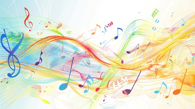Concept background for song and concert theme