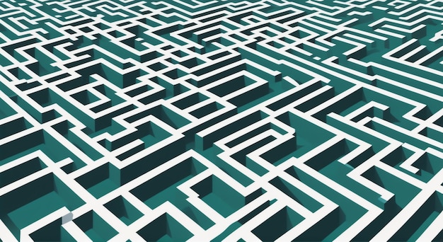 Connected Labyrinths Networking Abstract Maze Route Subway Intersection Background Pattern Stock