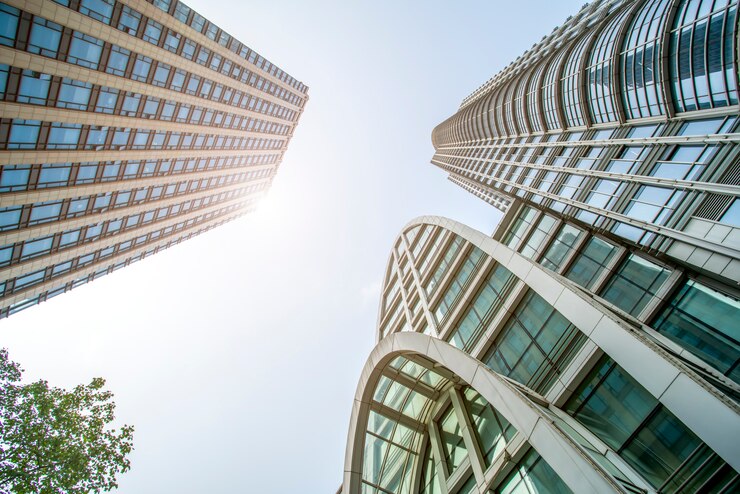 Foto contemporary architectural office building