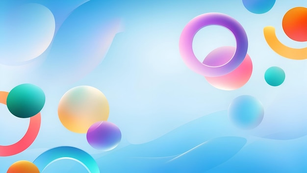 Crafting a Gradient Background of Modern Elegance an Artistic Fusion of Glass and Light