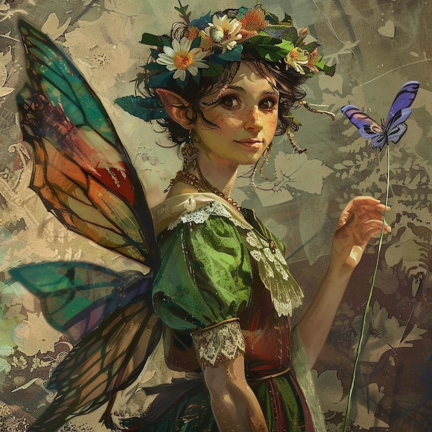 Create a museum fairy based on this character
