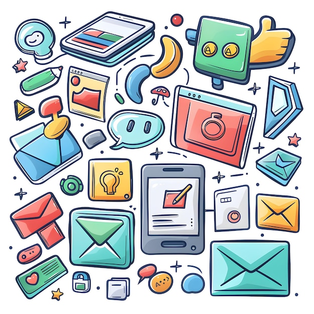 Customer Application Symbol with Text Space on Blue Background 3D Flat Icon for Business Strategie