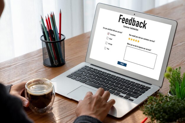 Customer feedback and review analysis by modish computer software for corporate business