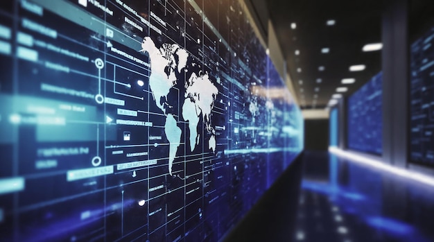 data center technology visualization