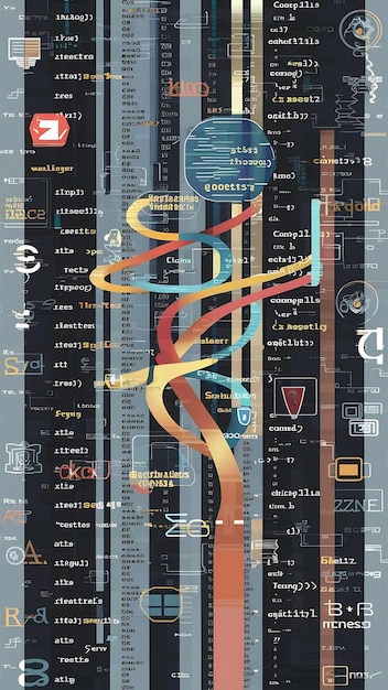 desktop source code and wallpaper by computer language with coding and programming