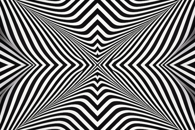 develop a striking blackandwhite abstract line pattern that focuses on contrast and simplicity